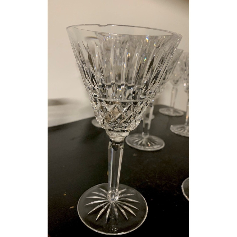 Waterford crystal stemware MAEVE cut pattern Water Goblet discontinued cut - Picture 11 of 13